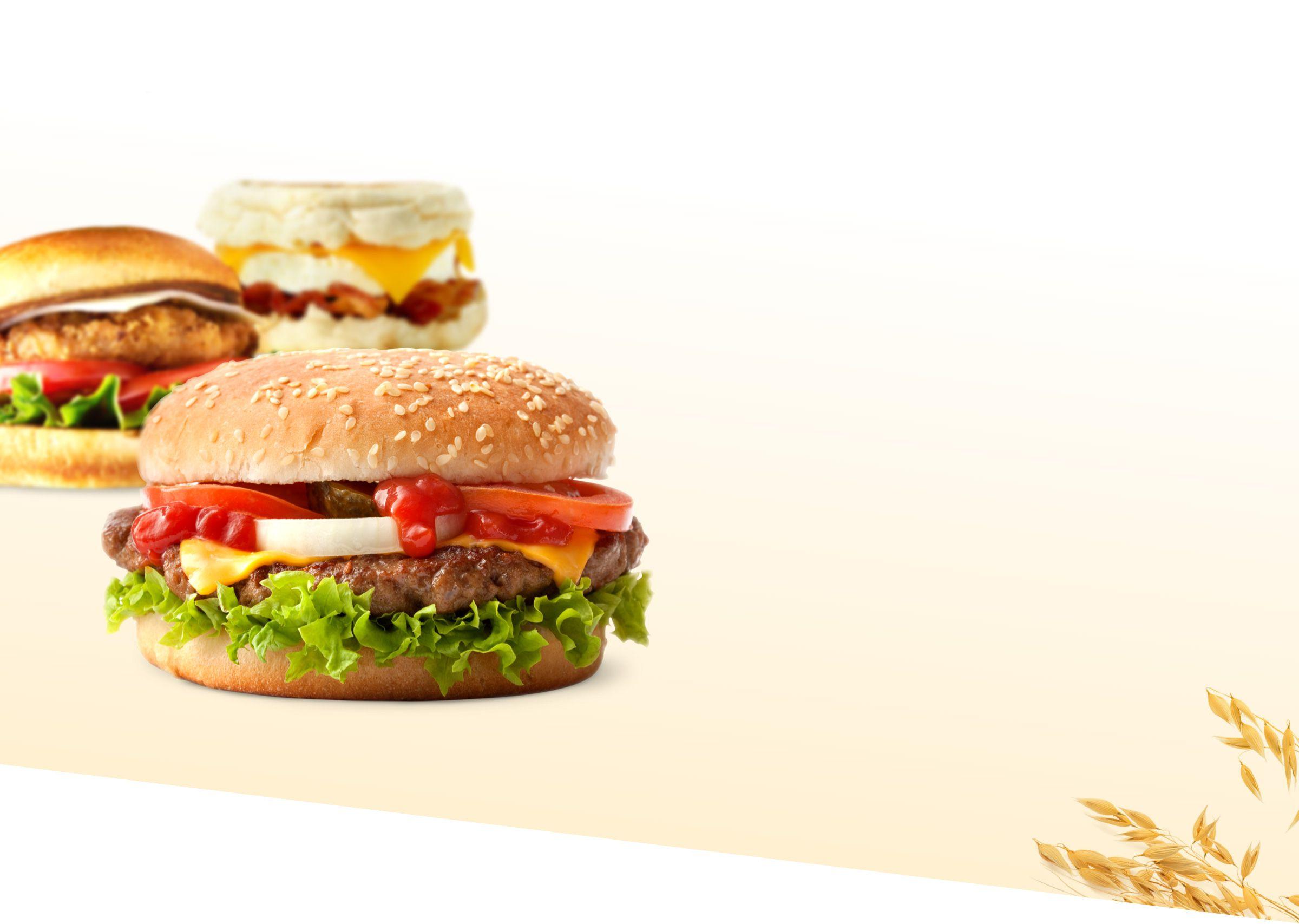 芝士汉堡加芝麻面包, 鸡肉三明治, 早餐三明治加英式松饼, 东北食品供应, 美国最大的面包供应商之一, 卷, 面包制品.